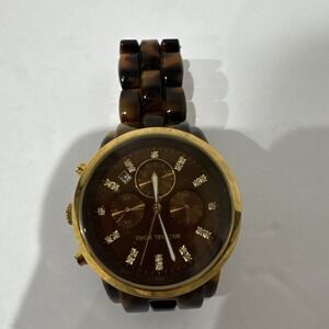 Michael Kors Oversized Tortoise MK5216 Wrist Watch for Women New Battery